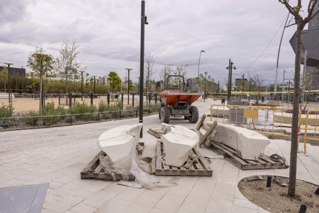 Obres urbanització plaça Glories inauguració 26 abril / Foto: Carlos Baglietto Obres urbanització plaça Glories inauguració 26 abril / Foto: Carlos Baglietto