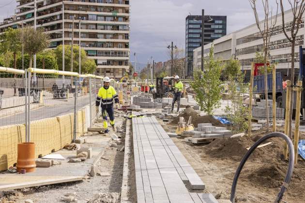 Obres urbanització plaça Glories inauguració 26 abril / Foto: Carlos Baglietto Obres urbanització plaça Glories inauguració 26 abril / Foto: Carlos Baglietto
