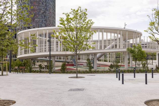 Obres urbanització plaça Glories inauguració 26 abril / Foto: Carlos Baglietto Obres urbanització plaça Glories inauguració 26 abril / Foto: Carlos Baglietto