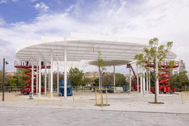 Obres urbanització plaça Glories inauguració 26 abril / Foto: Carlos Baglietto Obres urbanització plaça Glories inauguració 26 abril / Foto: Carlos Baglietto