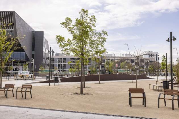 Obres urbanització plaça Glories inauguració 26 abril / Foto: Carlos Baglietto Obres urbanització plaça Glories inauguració 26 abril / Foto: Carlos Baglietto