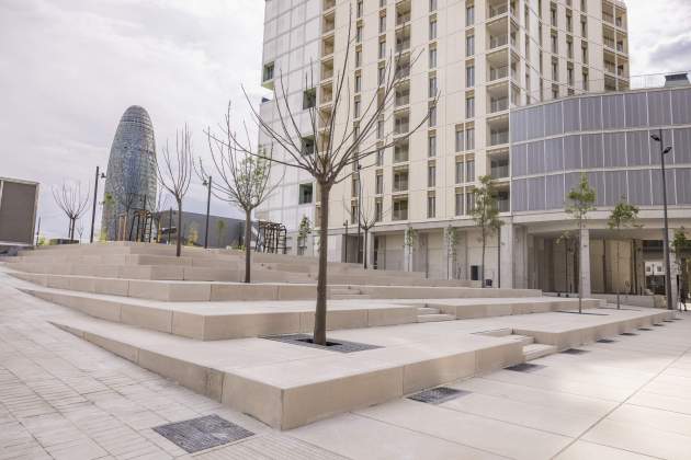Obres urbanització plaça Glories inauguració 26 abril / Foto: Carlos Baglietto Obres urbanització plaça Glories inauguració 26 abril / Foto: Carlos Baglietto