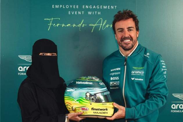 Fernando Alonso Aston Martin Nurka Fernando Alonso Aston Martin Nurka