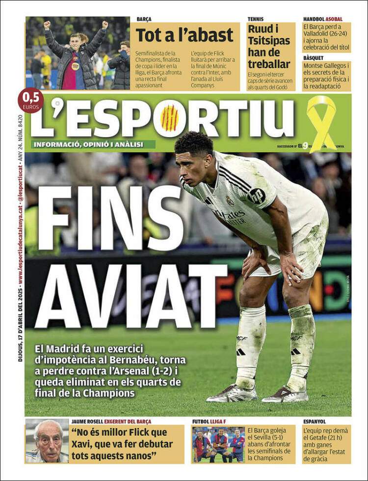 El Deportivo Portada 17 04 2025 El Deportivo Portada 17 04 2025