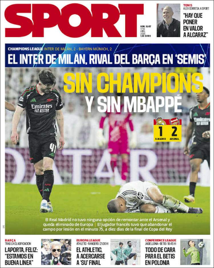 Sport Portada 17 04 2025 Sport Portada 17 04 2025