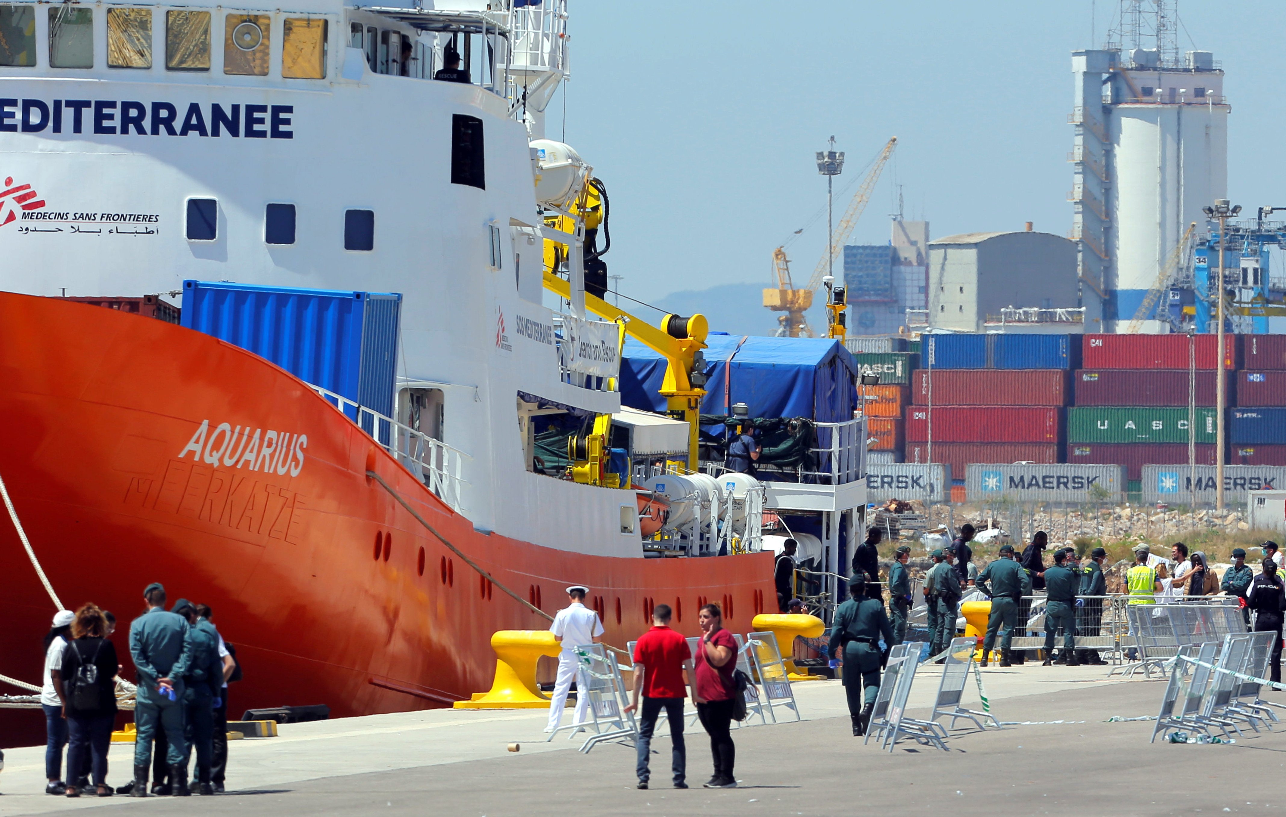Spain to accept 60 migrants from the Aquarius after agreement with other European countries