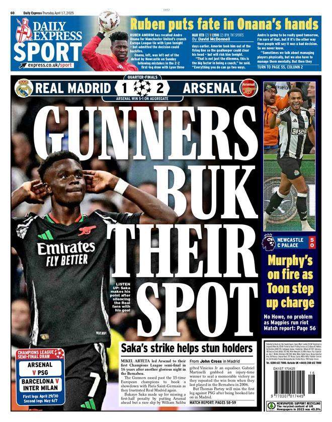 Daily Express Portada 17 04 2025 Daily Express Portada 17 04 2025