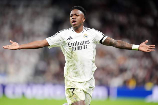 Vinicius es lamenta durant el Reial Madrid - Arsenal / Foto: Europa Press Vinicius es lamenta durant el Reial Madrid - Arsenal / Foto: Europa Press