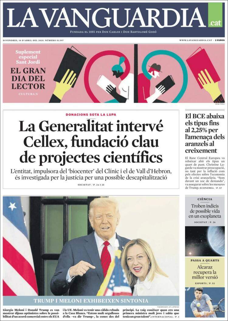'La Vanguardia' 18 'La Vanguardia' 18