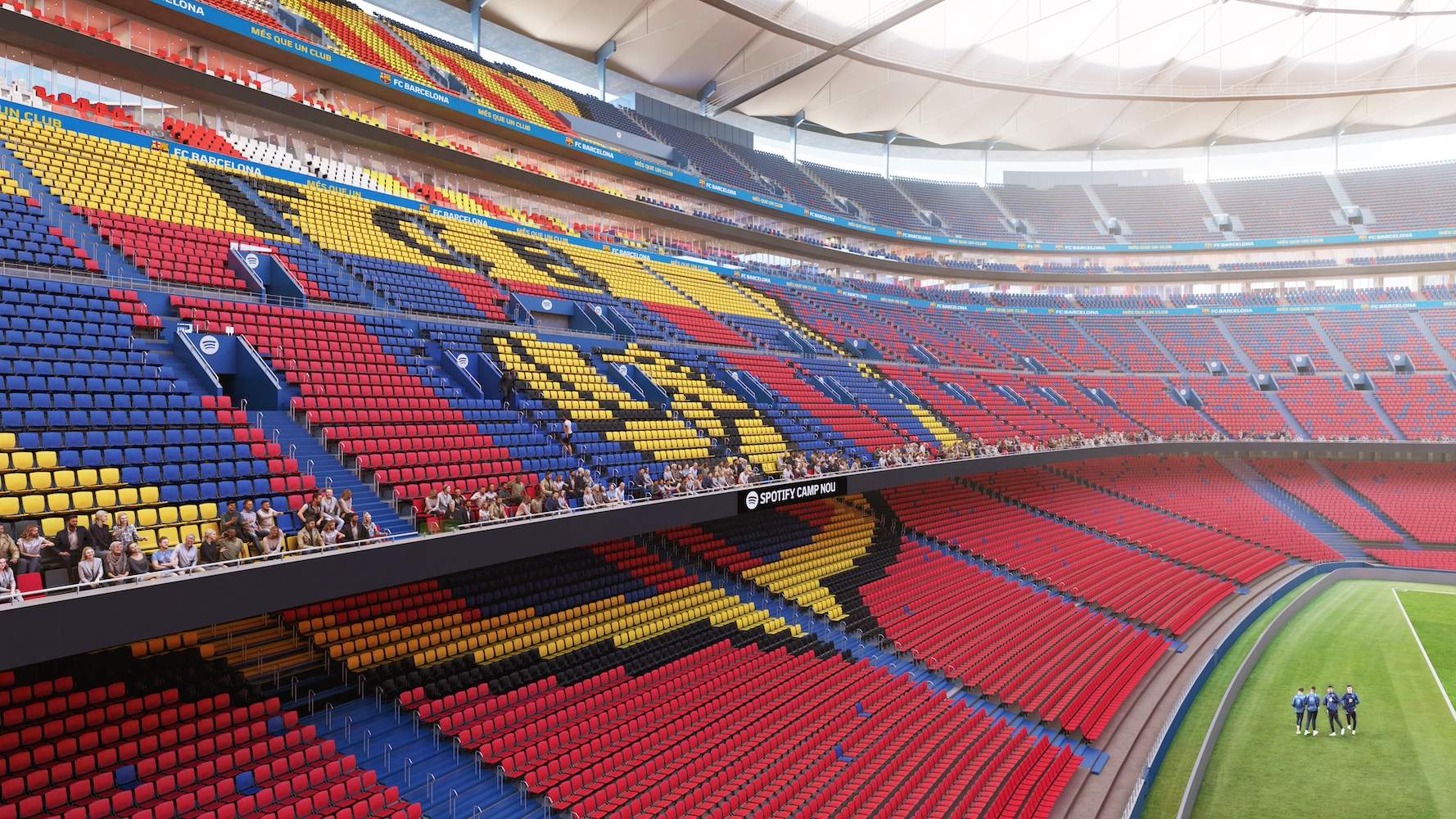 Així serà l'Spotify Camp Nou: el Barça comparteix unes espectaculars recreacions
