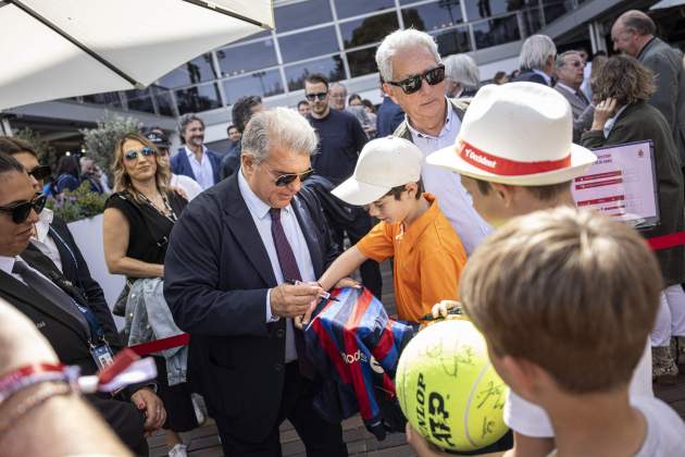 20250418 OPEN BANCO SABADELL Joan Laporta / Foto: Montse Giralt 20250418 OPEN BANCO SABADELL Joan Laporta / Foto: Montse Giralt