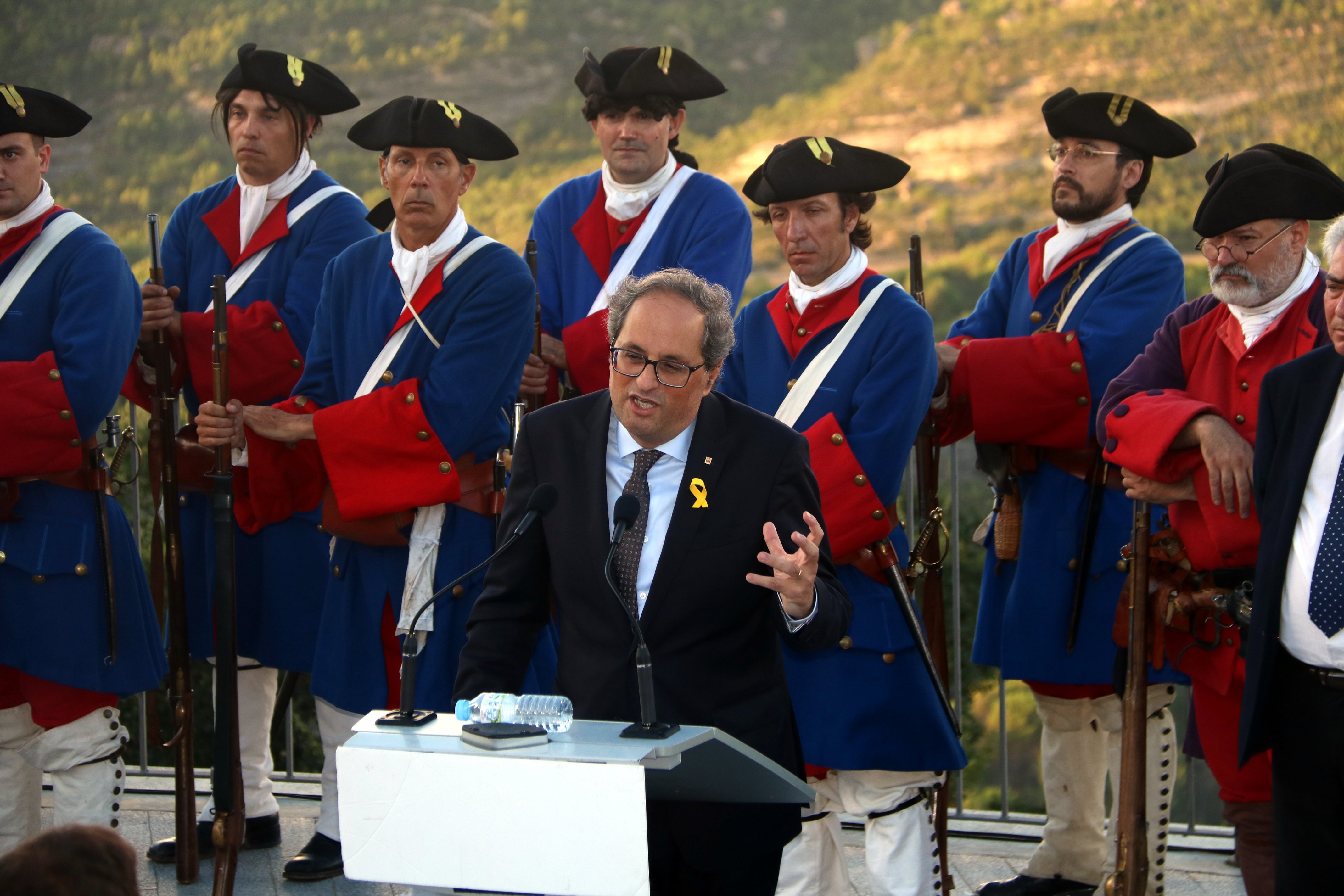 Torra apel·la a lluitar fins a fer efectiva la República