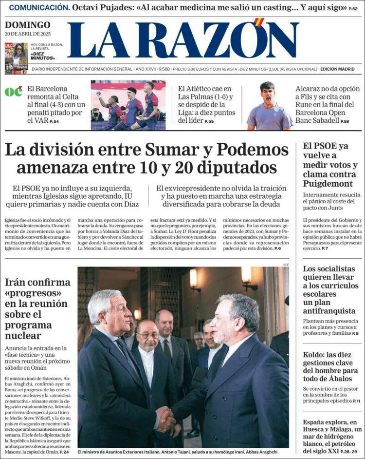 'La Razón' 'La Razón'