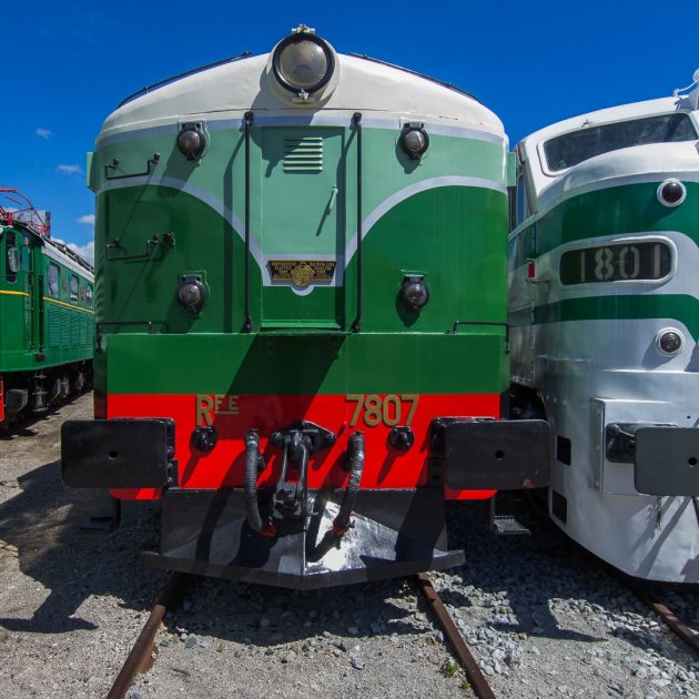 Museu FErrocarril Vilanova locomotora moderna