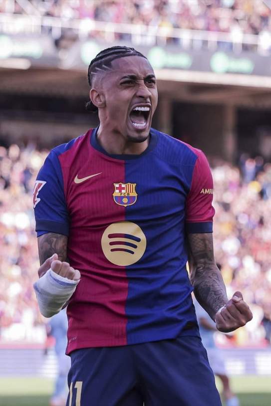 Raphinha celebrando gol Barça / Europa Press Raphinha celebrando gol Barça / Europa Press