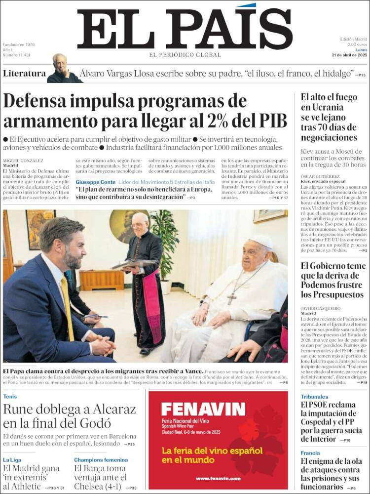 'El País' 21 'El País' 21