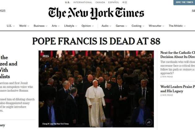 The New York Times papa Francesc