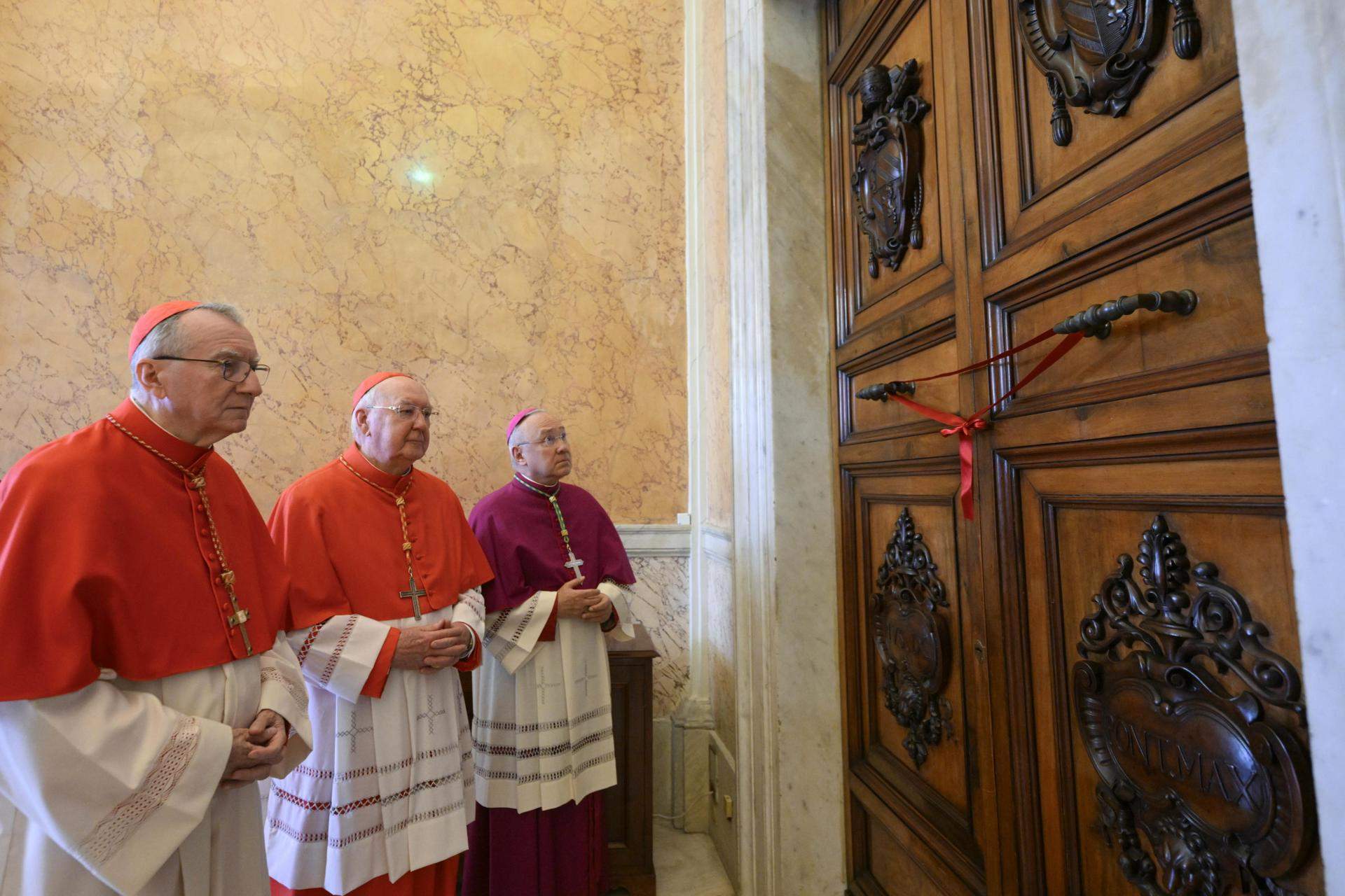 La habitación del papa Francisco sellada en la residencia de Santa Marta La habitación del papa Francisco sellada en la residencia de Santa Marta