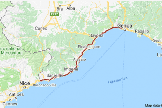 en 10 autopista italia genova googlemaps