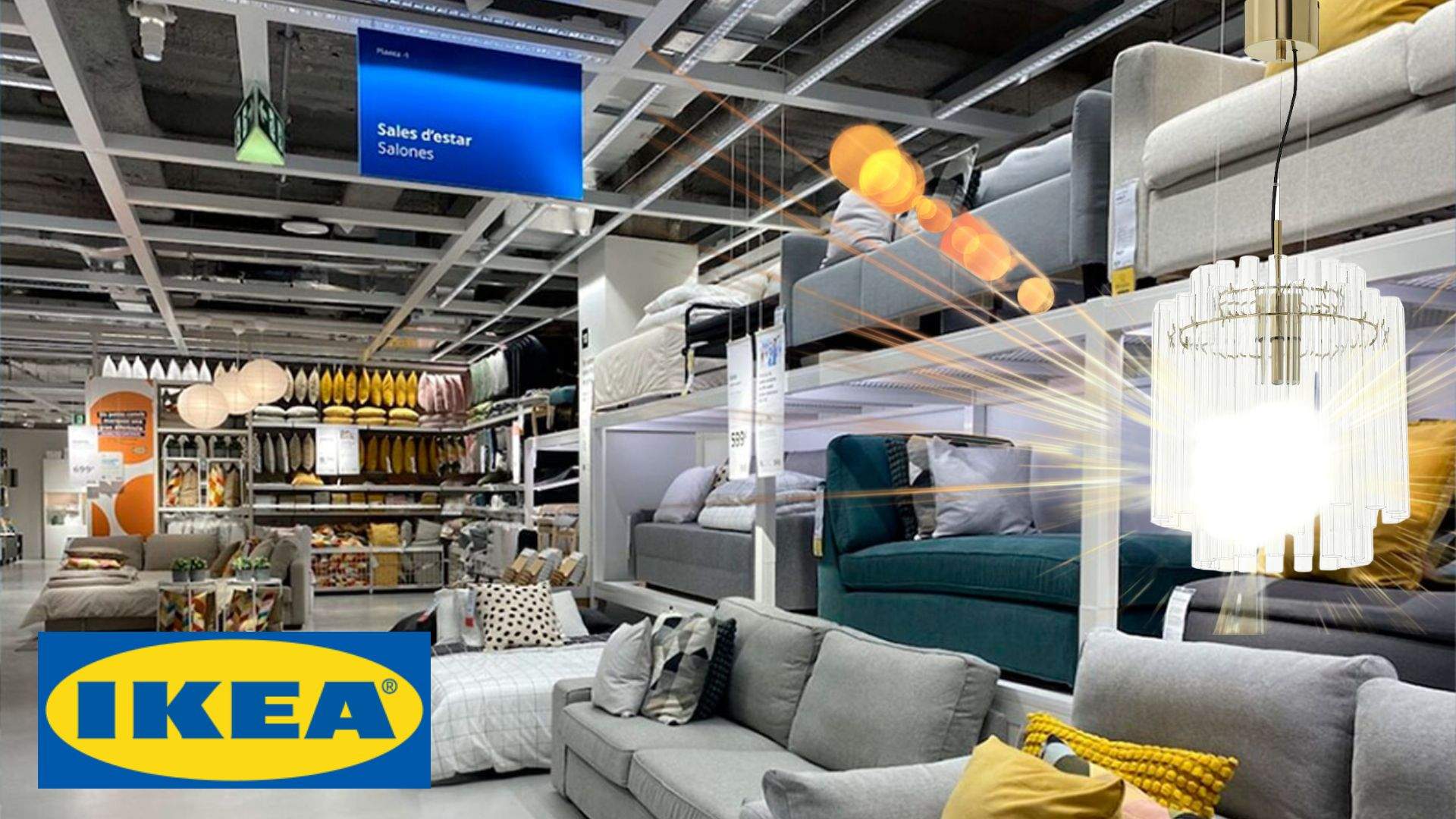 Ikea tiene una lámpara que podría colgar de cualquier casa señorial