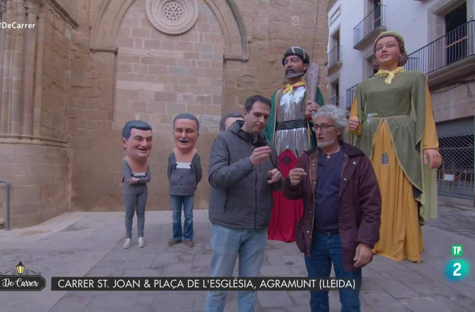 David Fernández en Agramunt, TVE