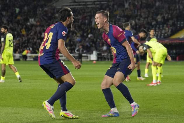 Barça Mallorca Dani Olmo Eric Garcia EFE Barça Mallorca Dani Olmo Eric Garcia EFE