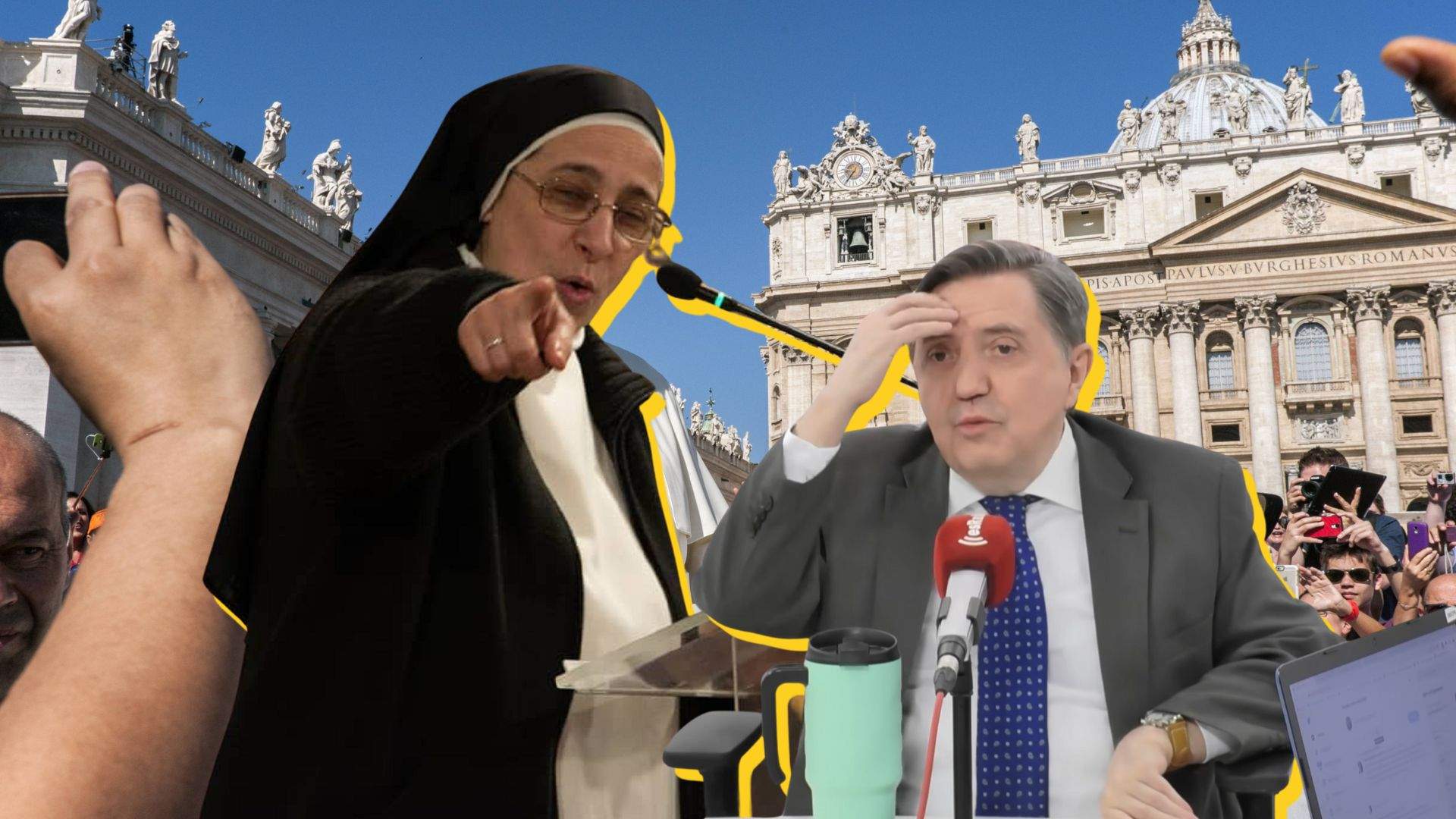 Bronca de sor Lucía Caram a Jiménez Losantos por sus ataques al papa Francisco: "Vomita odio"