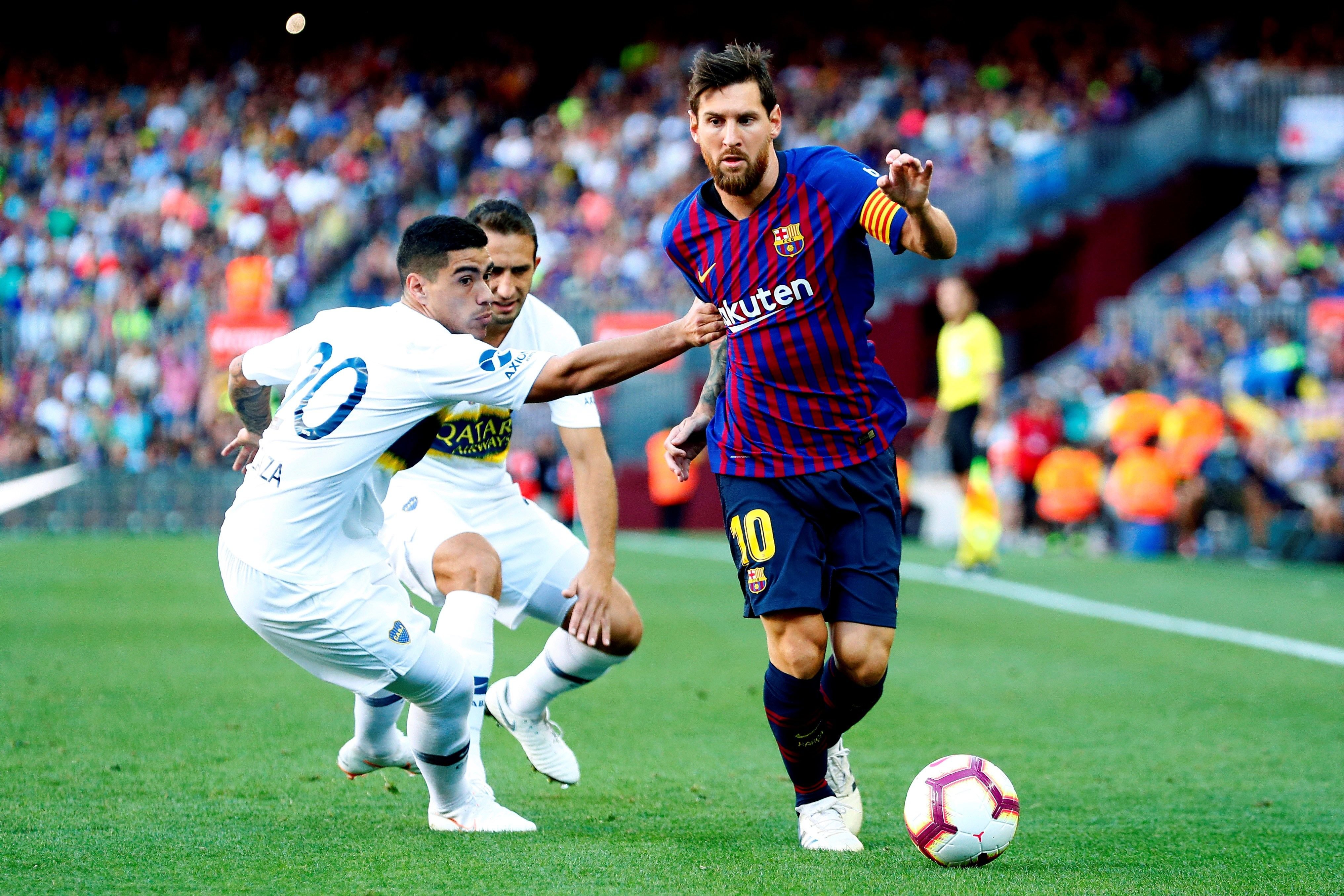 El campeón se presenta en el Camp Nou