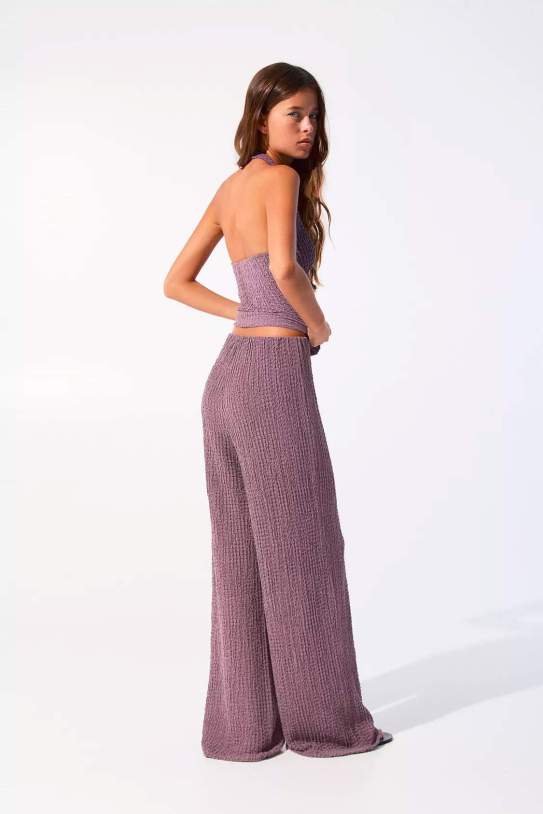 Pantalón efecto arrugado Pantalón efecto arrugado