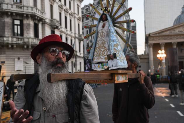 comiat del papa des d'argentina. europa press comiat del papa des d'argentina. europa press