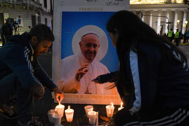 comiat del papa des d'argentina. europa press comiat del papa des d'argentina. europa press