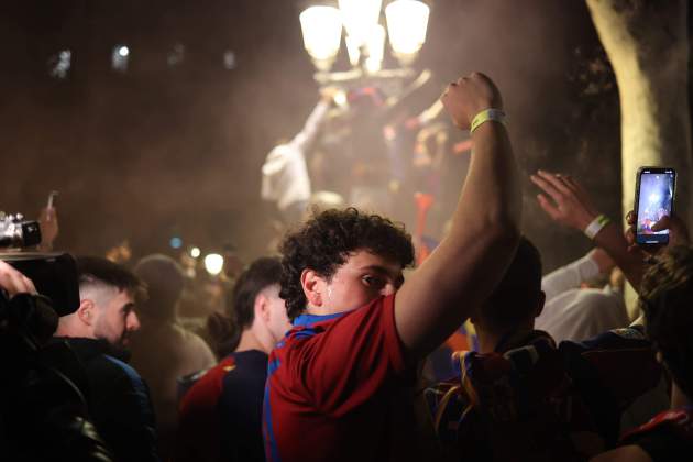 Aficionado Barça canaladuras Copa del Rey / Foto: Miquel Muñoz Aficionado Barça canaladuras Copa del Rey / Foto: Miquel Muñoz