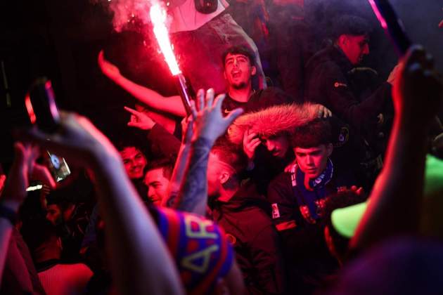 Barça celebración aculara Canaletes Copa del Rey / Foto: Miquel Muñoz Barça celebración aculara Canaletes Copa del Rey / Foto: Miquel Muñoz