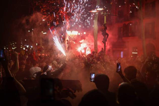 Barça celebración aculara Canaletes Copa del Rey / Foto: Miquel Muñoz Barça celebración aculara Canaletes Copa del Rey / Foto: Miquel Muñoz