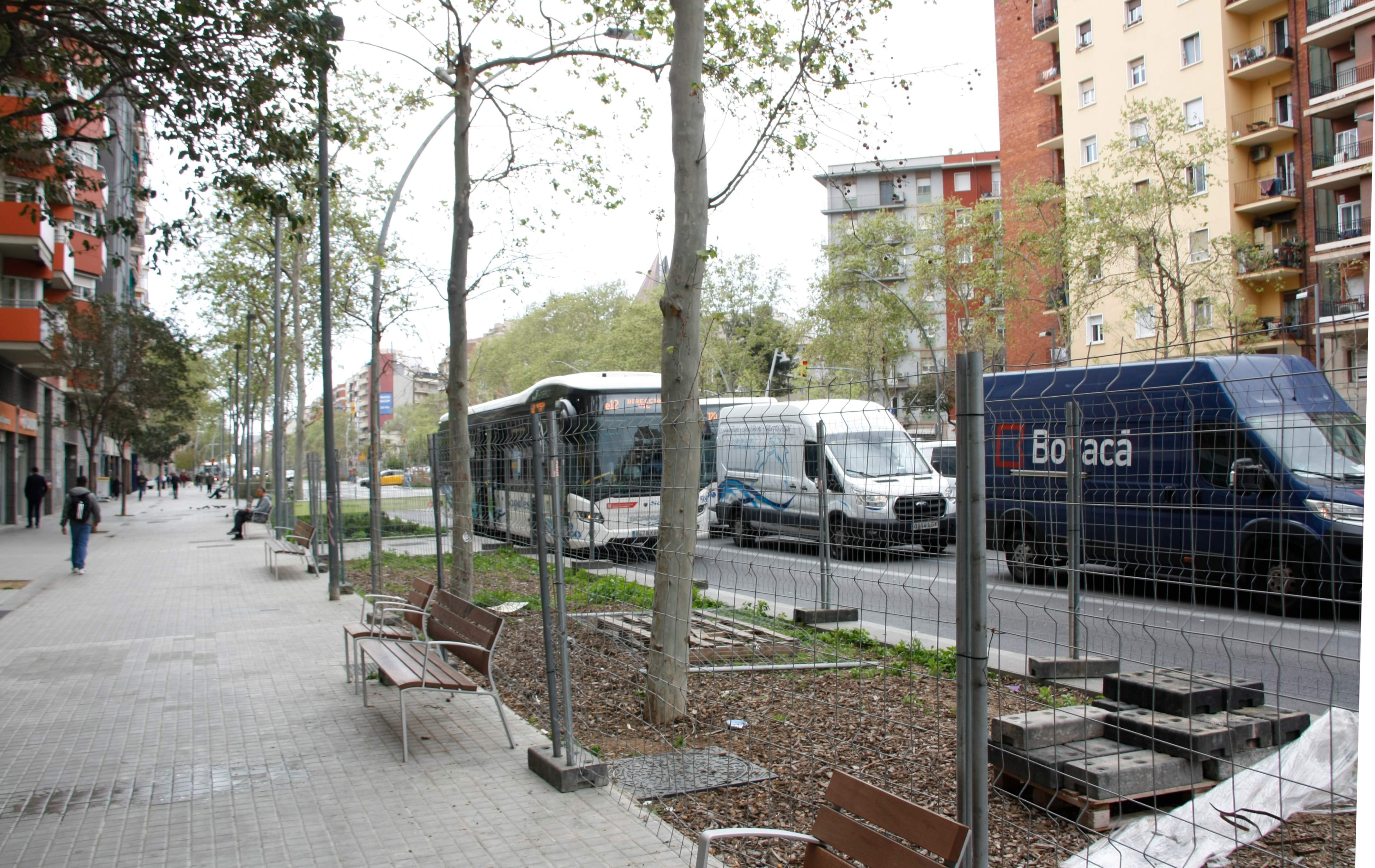 Més obres a la Meridiana: així queden les noves parades de bus interurbà