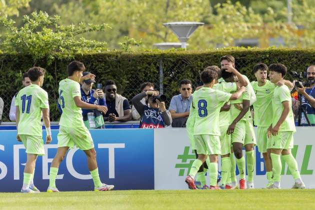 Ibra Diarra gol final Youth League / Foto: EFE
