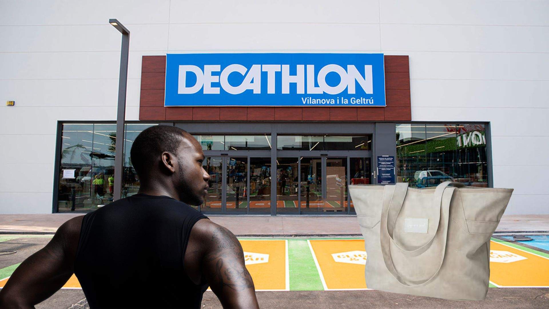 Decathlon es passa al glamur amb la bossa efecte ant per anar al gimnàs