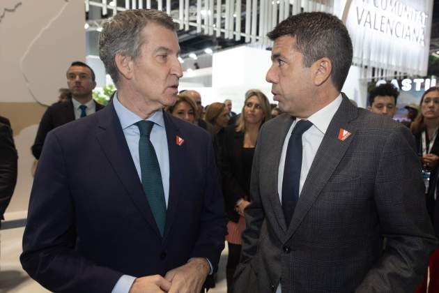 Feijóo i Mazón a Madrid   Europa Press