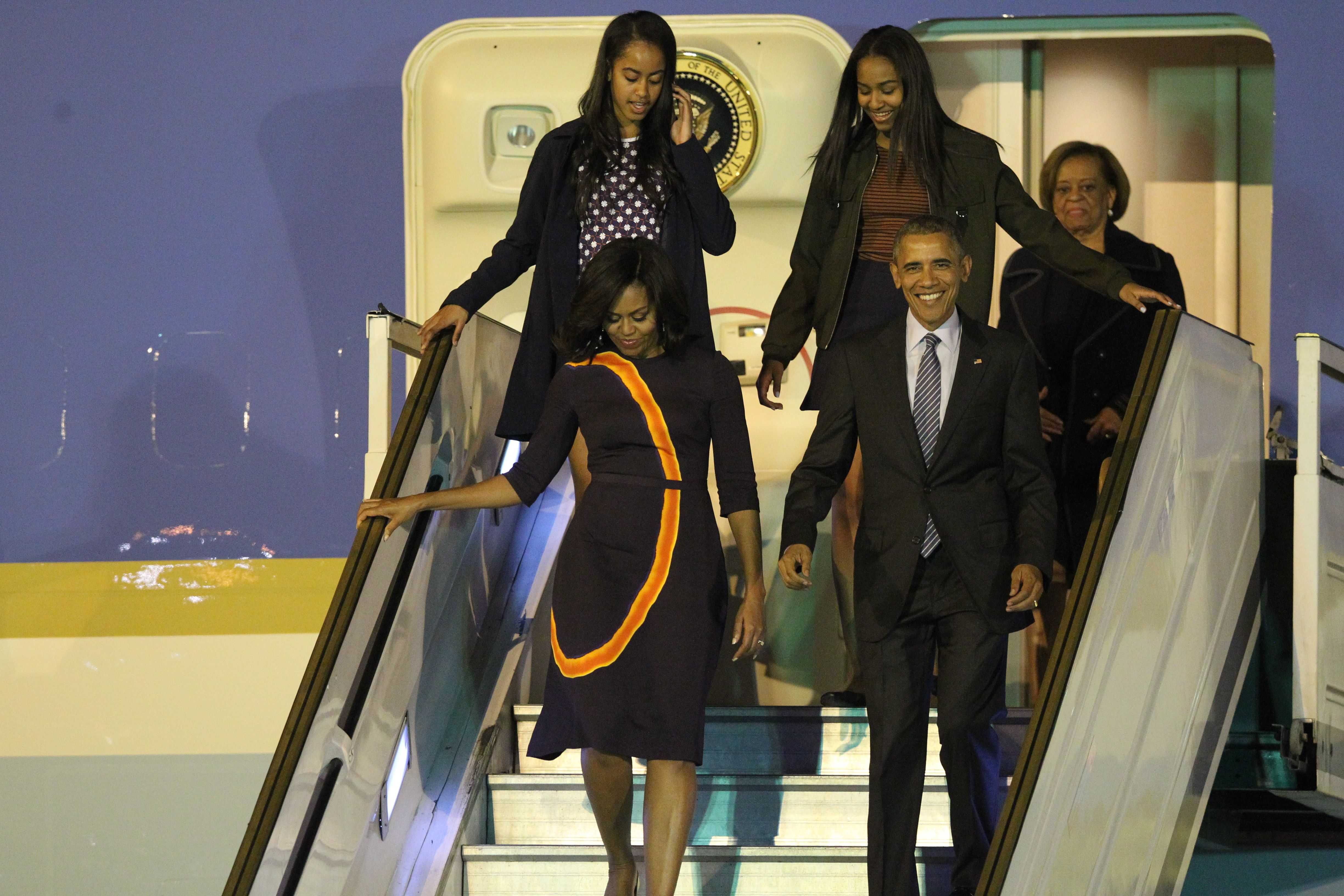 Las hijas de Obama querían conocer a Messi