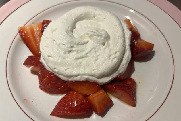 Fresas con nata / Foto: Rosa Molinero Trias Fresas con nata / Foto: Rosa Molinero Trias