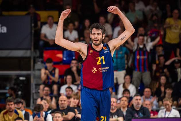 Abrines celebrant Barça Basquet Foto FC Barcelona