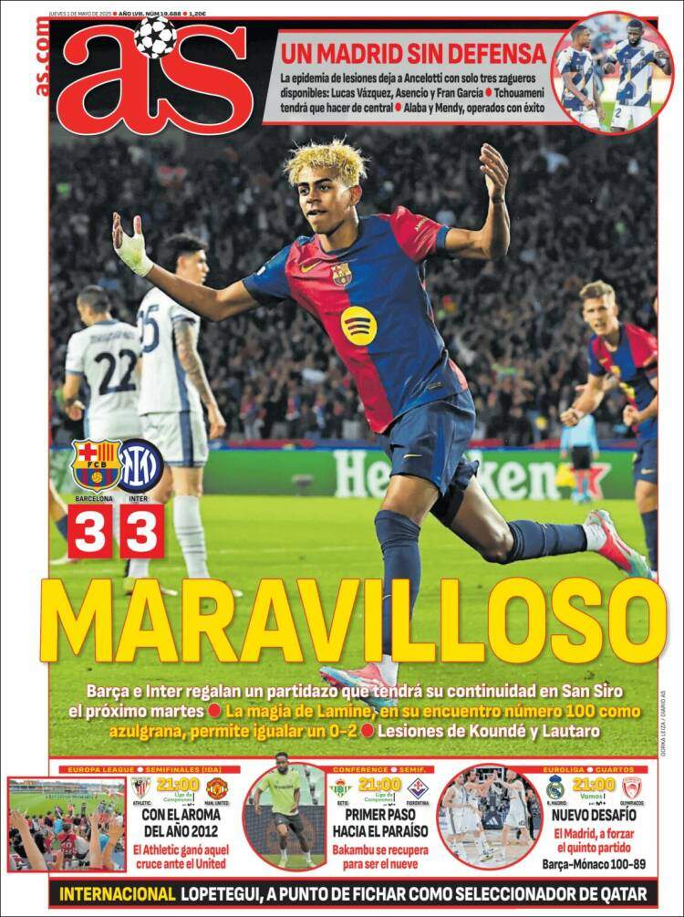 Diario AS 1 de maig 2025 Diario AS 1 de maig 2025