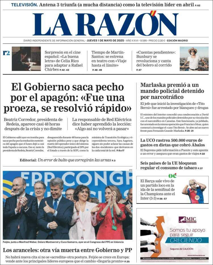 'La Razón' 1' 'La Razón' 1'