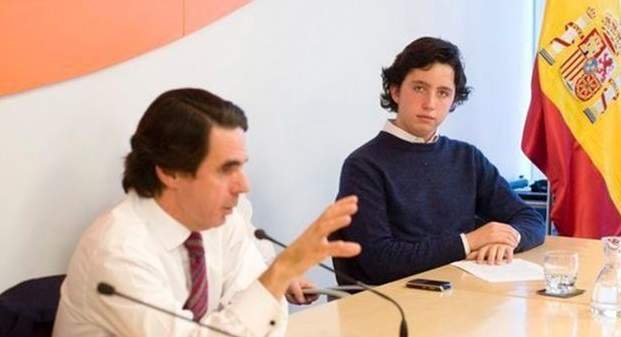 El 'Pequeño Nicolás' con José María Aznar El 'Pequeño Nicolás' con José María Aznar