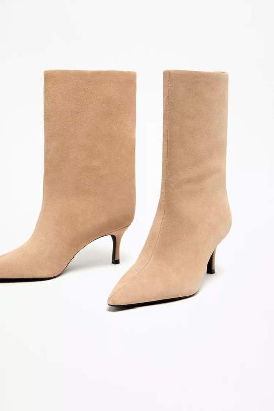 Bota tacón piel Bota tacón piel