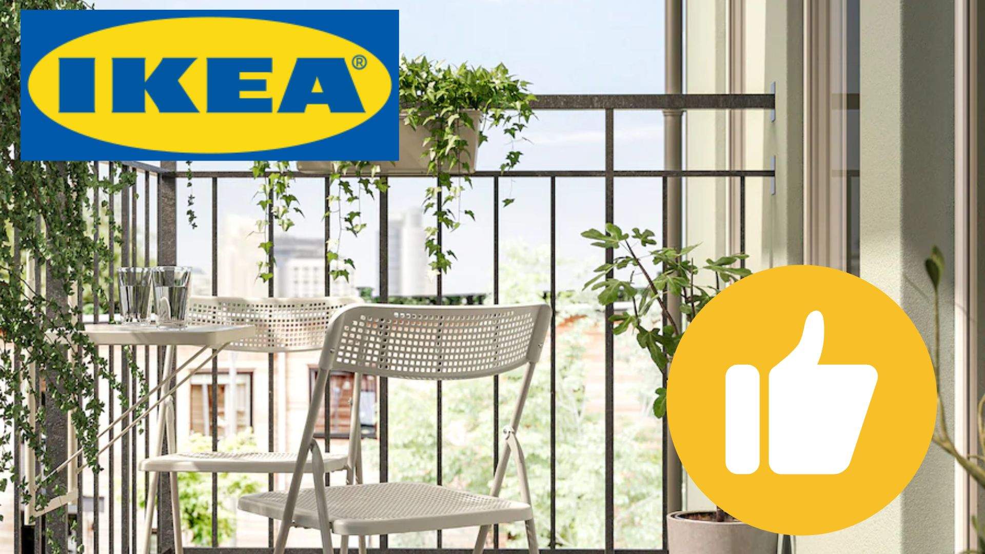 IKEA té la taula perfecta per a balcons petits
