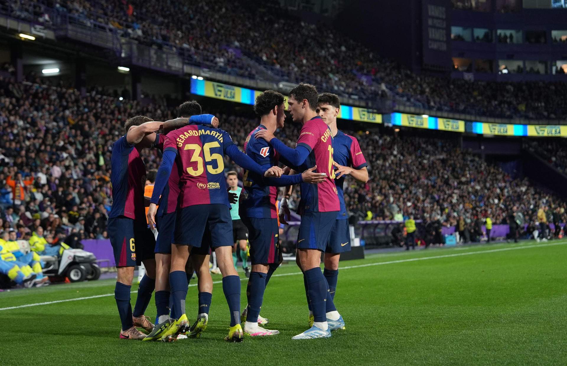El Barça remunta a temps a Valladolid i s'apropa més al títol de Lliga (1-2)