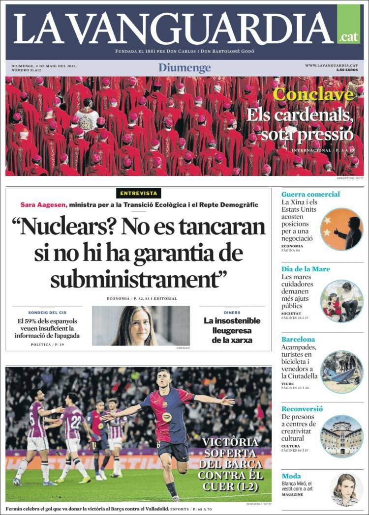 'La Vanguardia' 4 'La Vanguardia' 4