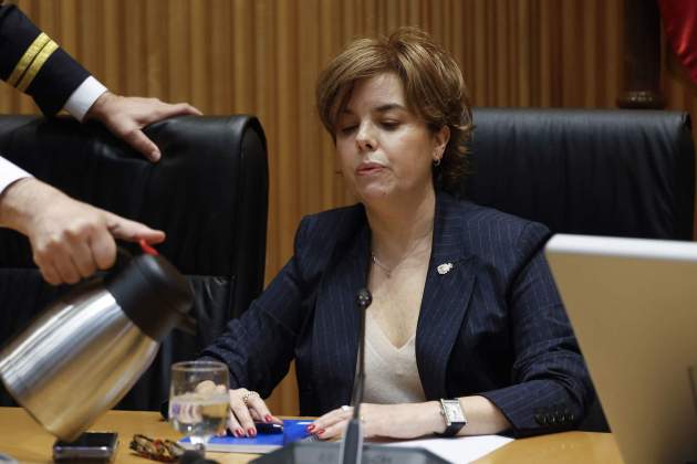 Soraya Sáenz de Santamaría operación catalunya congreso foto efe Soraya Sáenz de Santamaría operación catalunya congreso foto efe