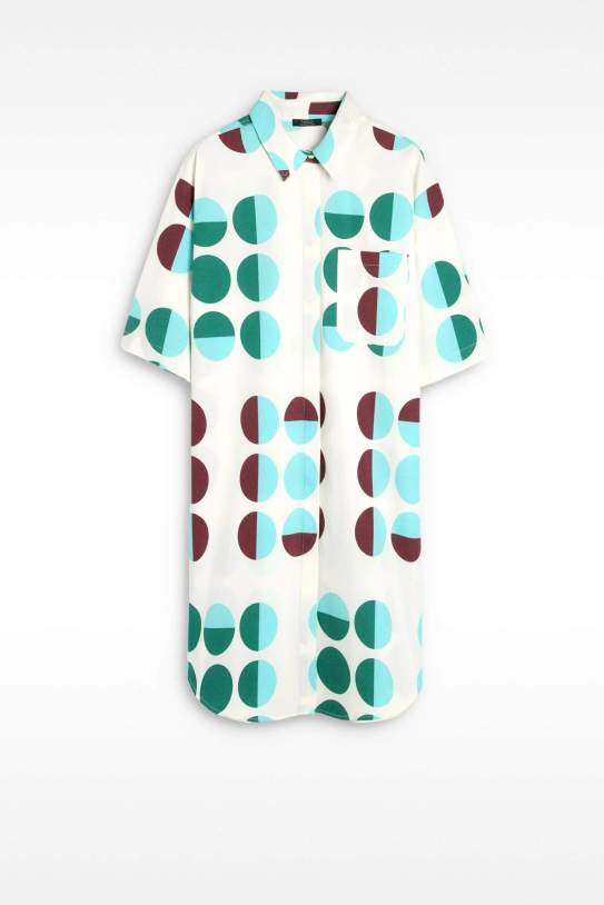 Vestido camisero estampado Vestido camisero estampado